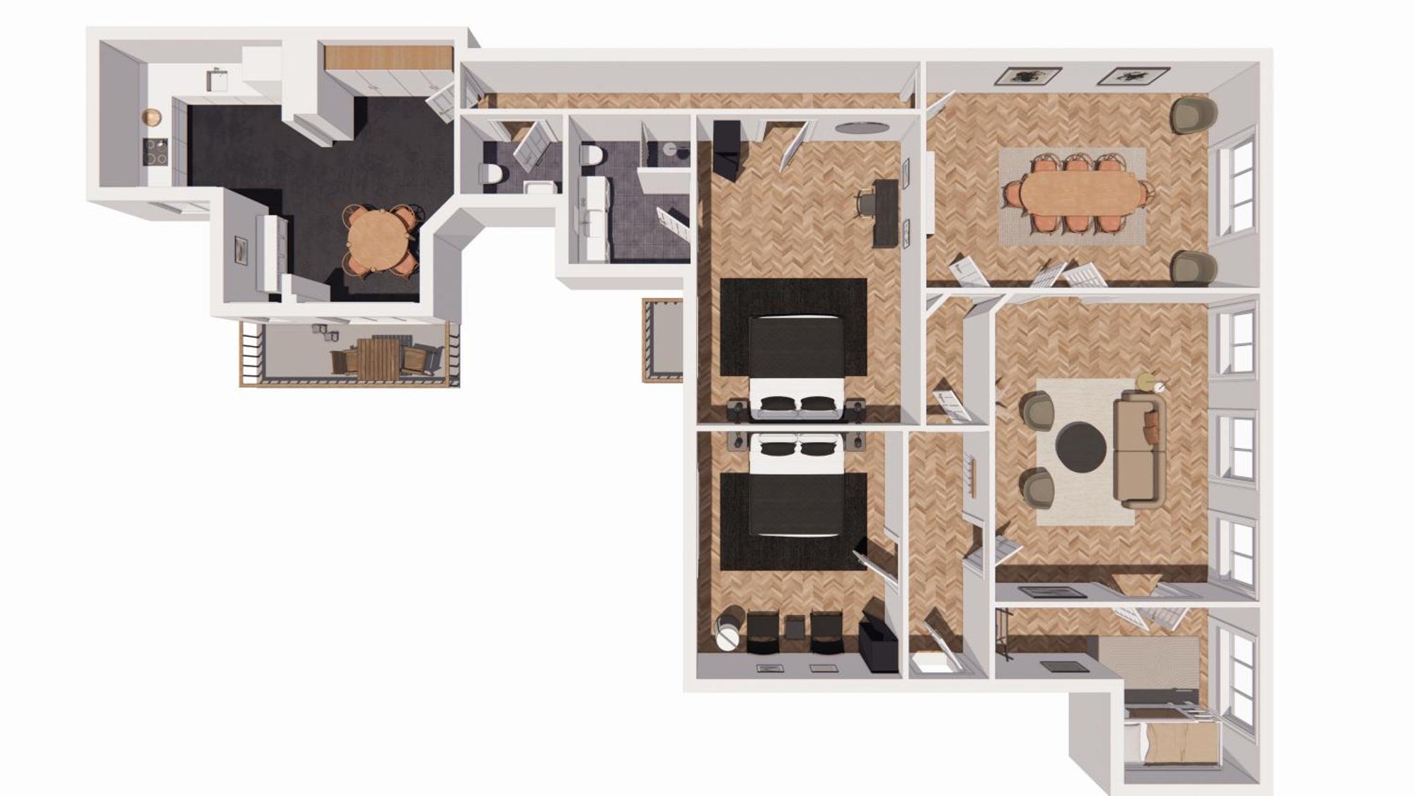 3 Bedroom Apartment In Lovely Area コペンハーゲン エクステリア 写真